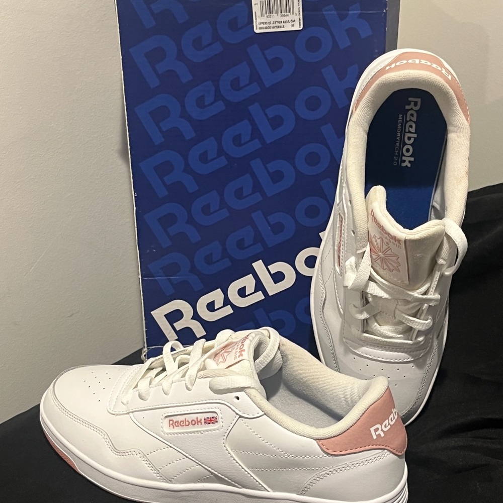 Pink And White Woman’s Reebok